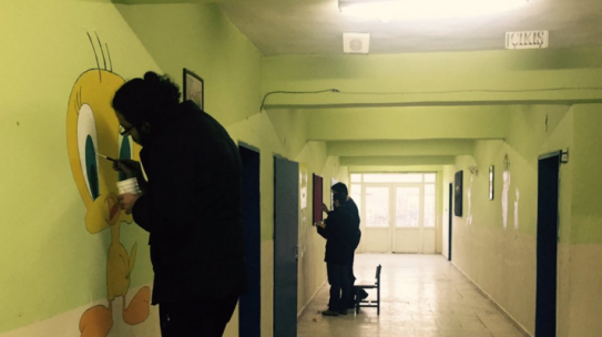 04.12.2015 / Karabük Cumayanı İlkokulu Boyama Projesi